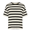 T-shirt Manon Listras Preto e Off White