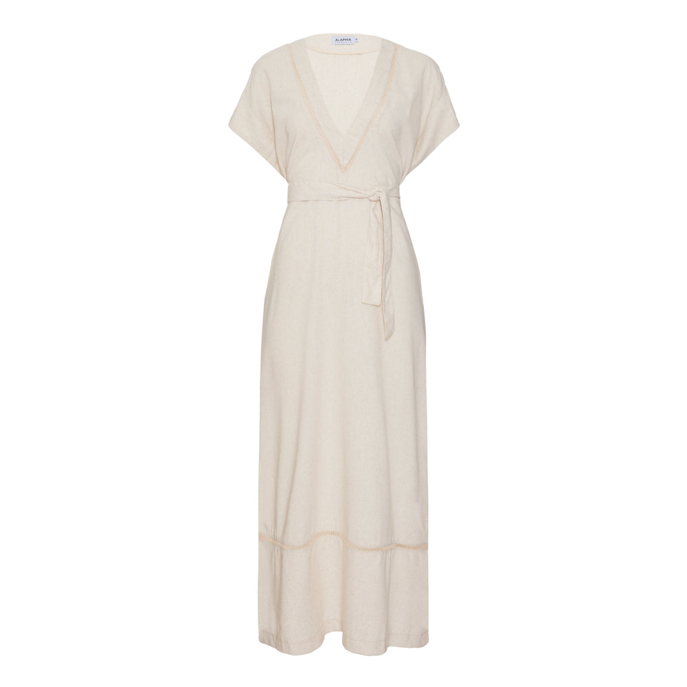 Vestido Vila Madalena Bege