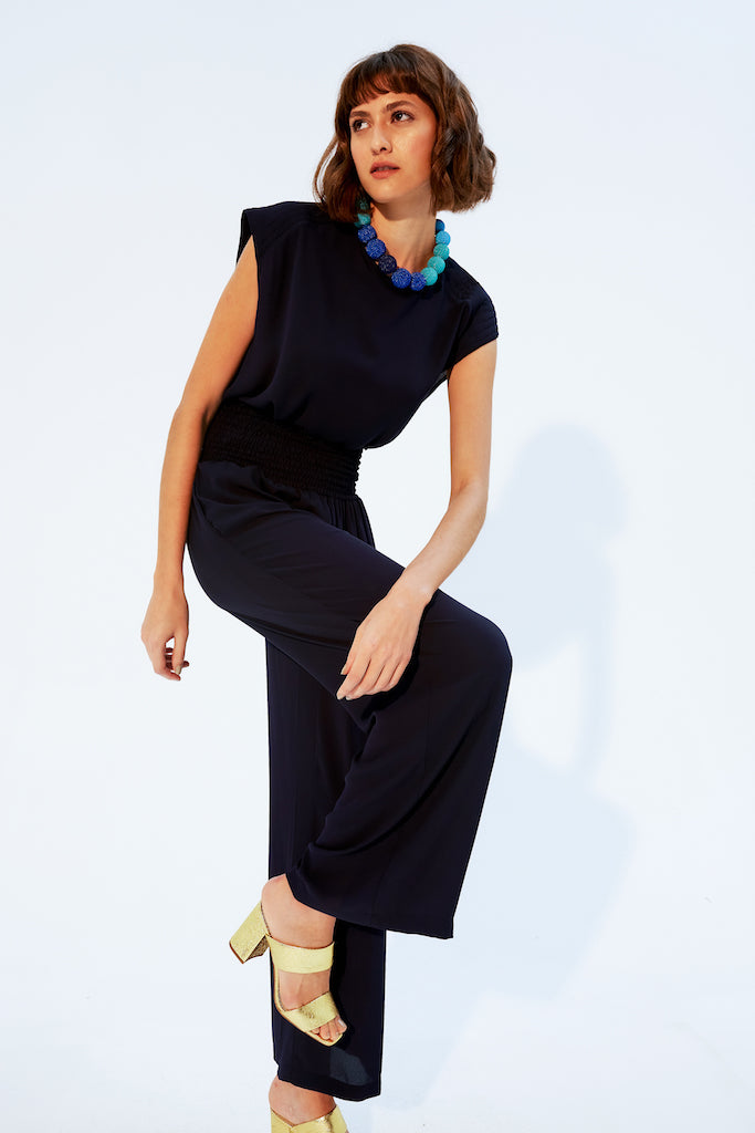 Blusa Catarina Azul Marinho