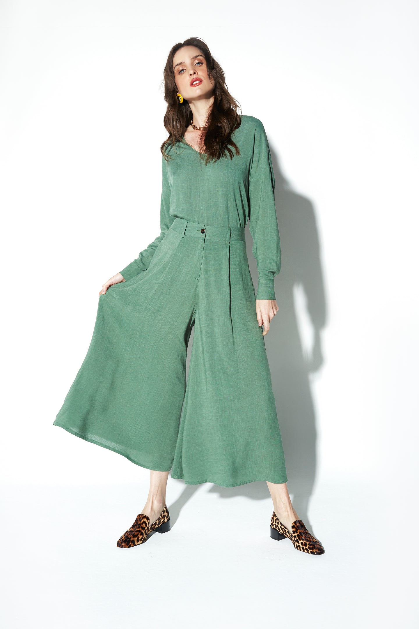 Blusa Liana Verde Pistache