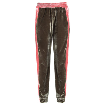 Calça Serena Verde Musgo com Rosa