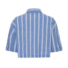 Camisa Chiara Azul e Bege