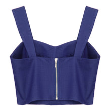 Cropped Denim Azul Escuro