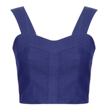 Cropped Denim Azul Escuro