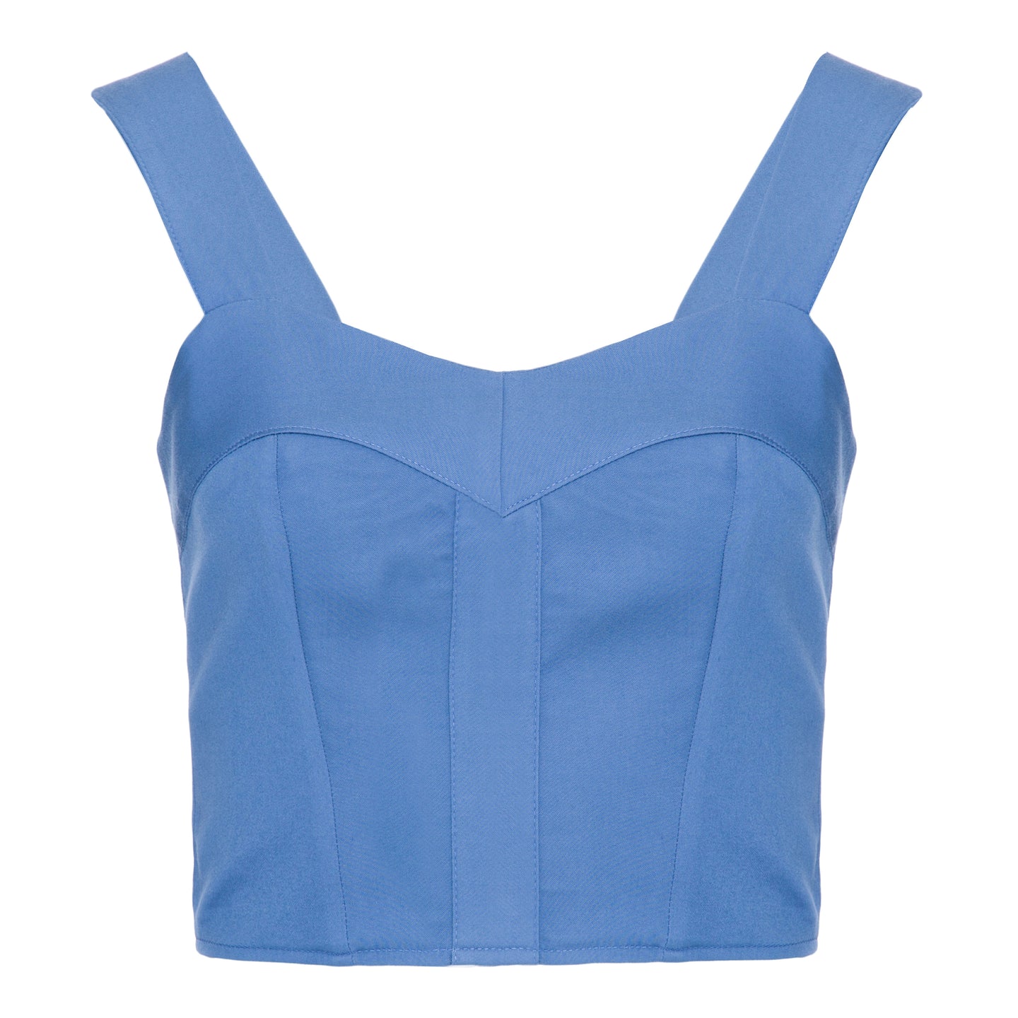 Cropped Denim Azul Claro