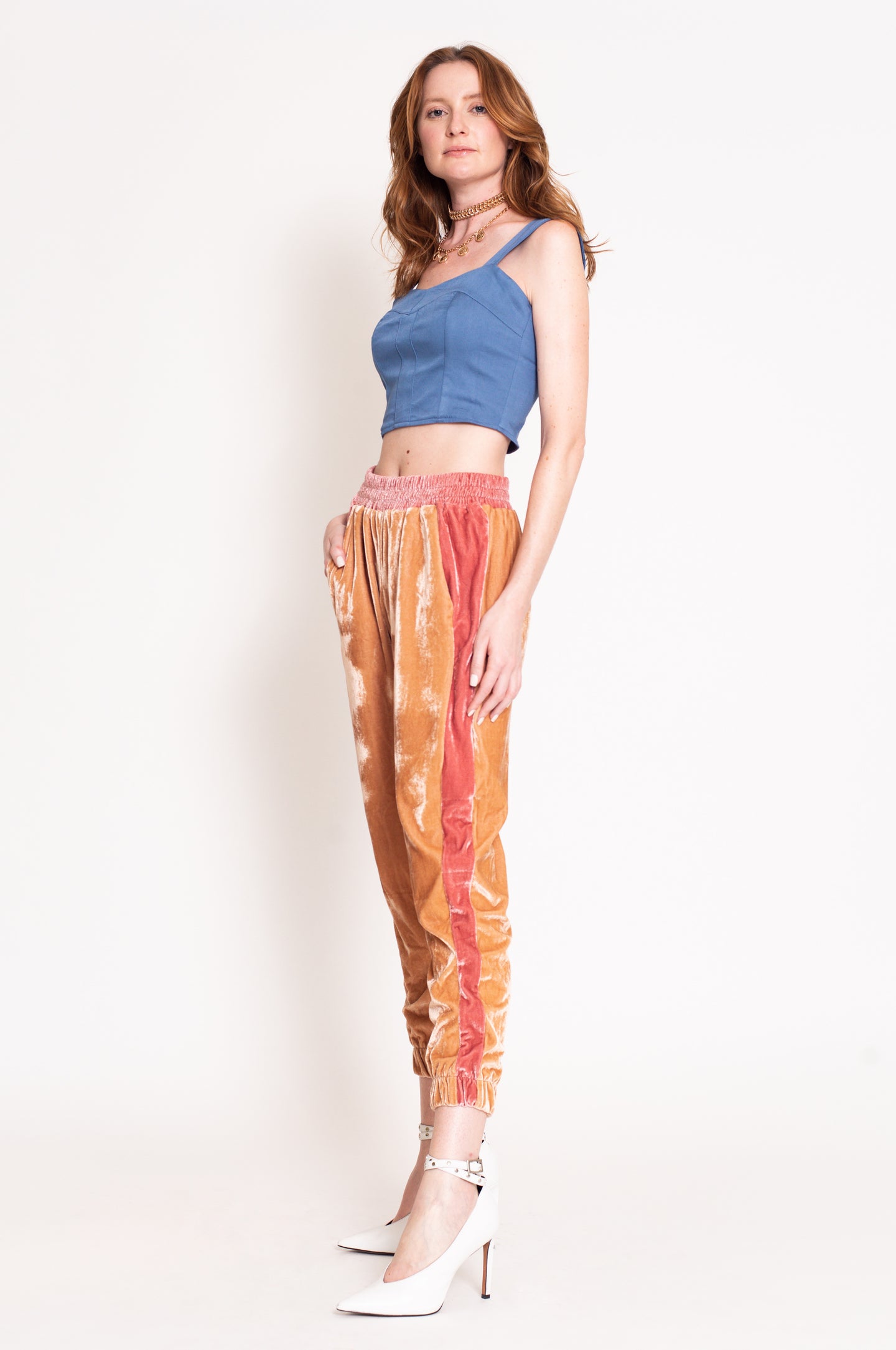 Cropped Denim Azul Claro