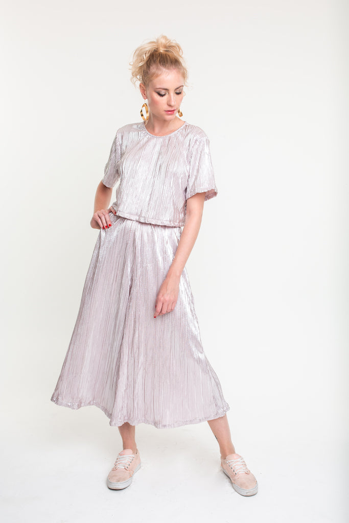 T-shirt Carrie Rosa Metalizado