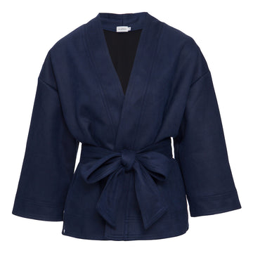 Kimono Lis Azul Marinho