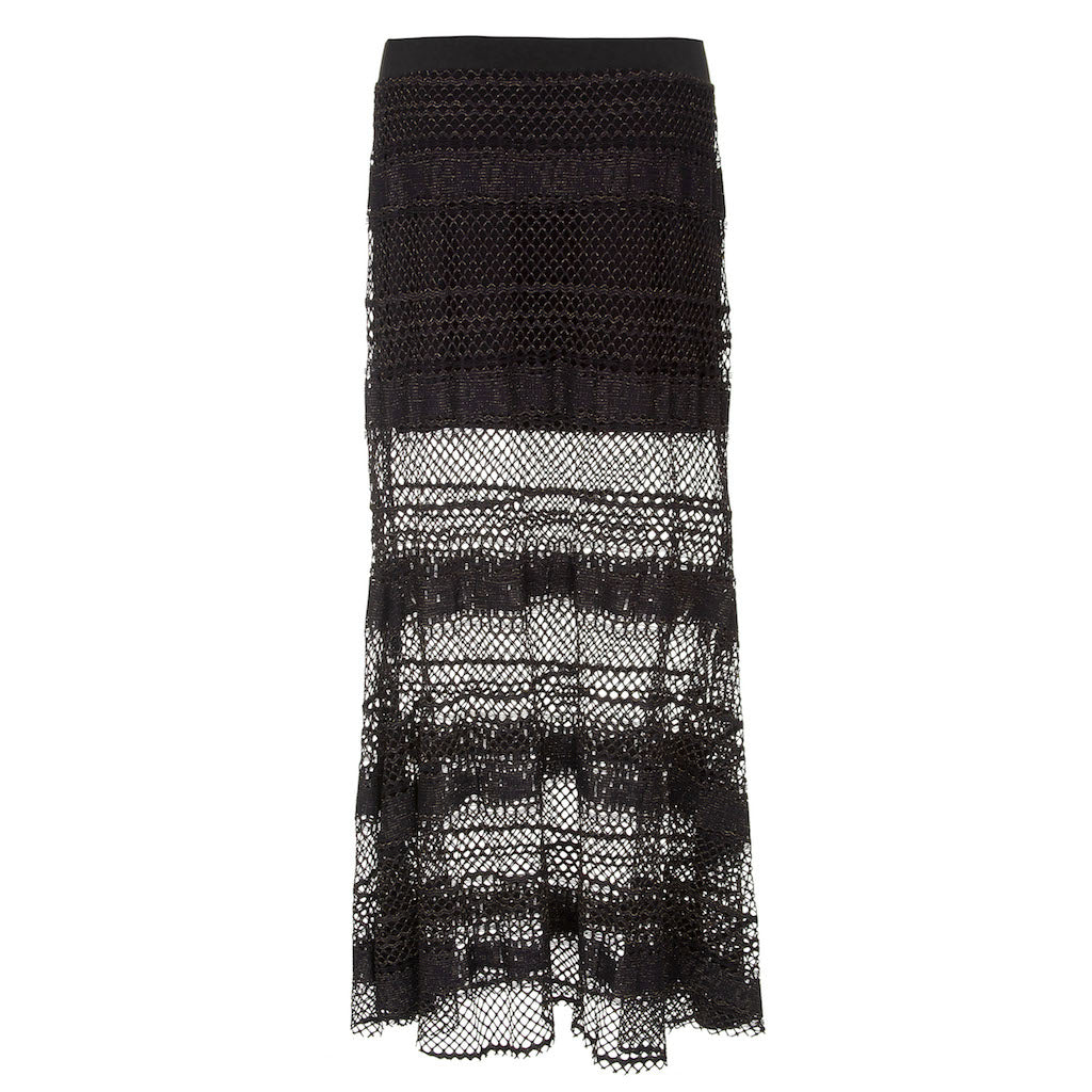 Saia Angra Preto com Dourado