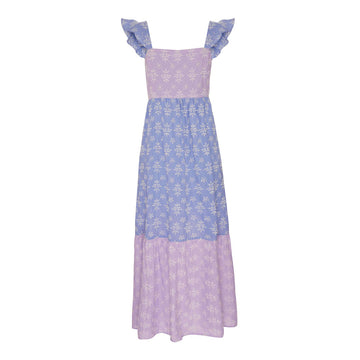 Vestido Nat Lilás e Blue Lilac